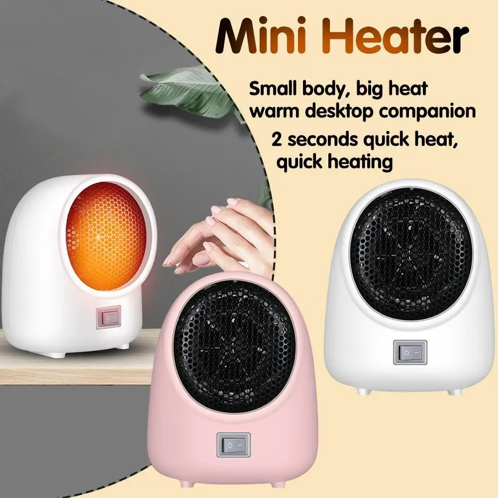 

400W Mini Electric Heater 2-speed 3S Quick Heating Home Electric Heater 220V/110V Hot Fan Heater Overheating Protection Air Heat