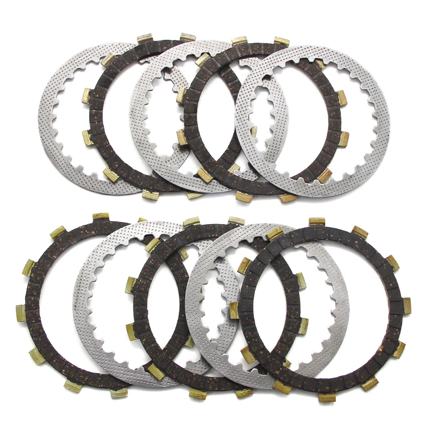Комплект фрикционных дисков сцепления 8P для Suzuki TS50R 1971 TS50L 1974 TS50K TS50J TS75B TS75M TS75A TM75M