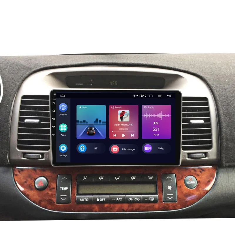 Автомобильный радиоприемник для Toyota Camry 5 XV 30 2001 2002 2003 2004 2005 2006 Android 11 видеоэкран