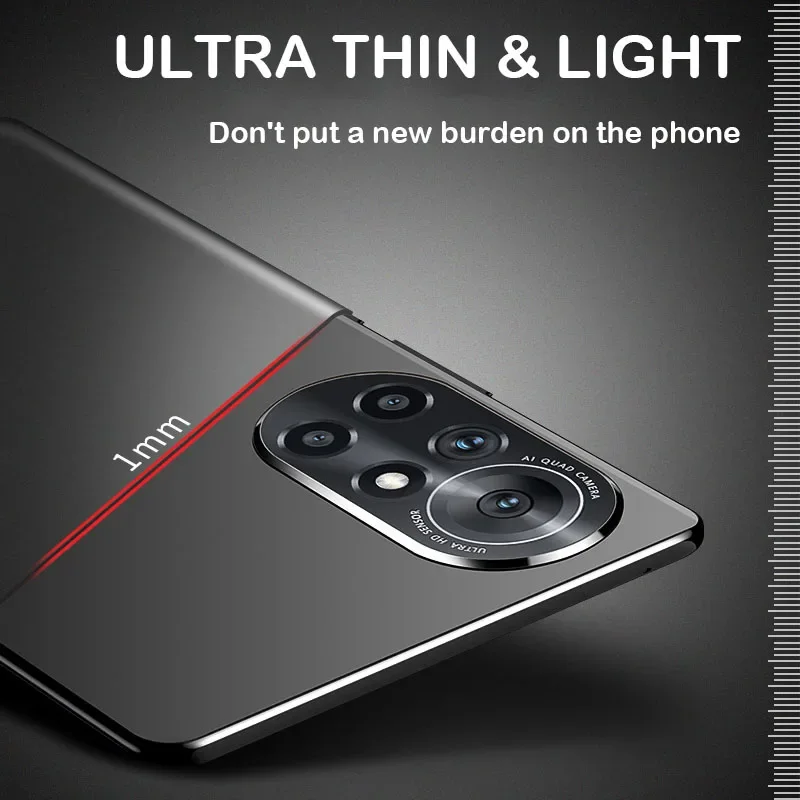Ультратонкий матовый жесткий чехол для телефона Huawei Honor 50 30 20 Pro 10 Lite 20S 30S Se