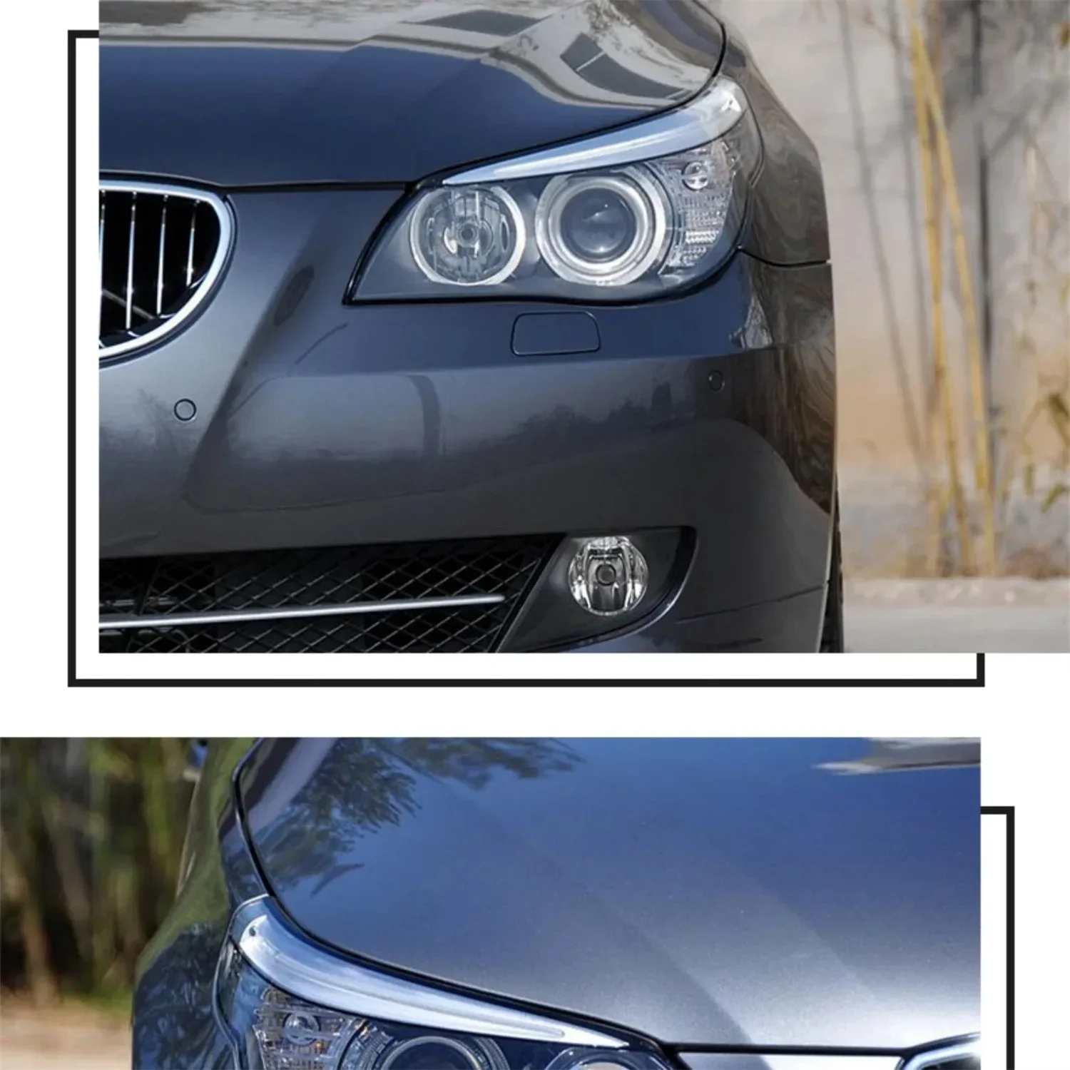 Для BMW 5 серии E60 523 520 525 528 530 Передняя светодиодная фара дневного света DRL Фара