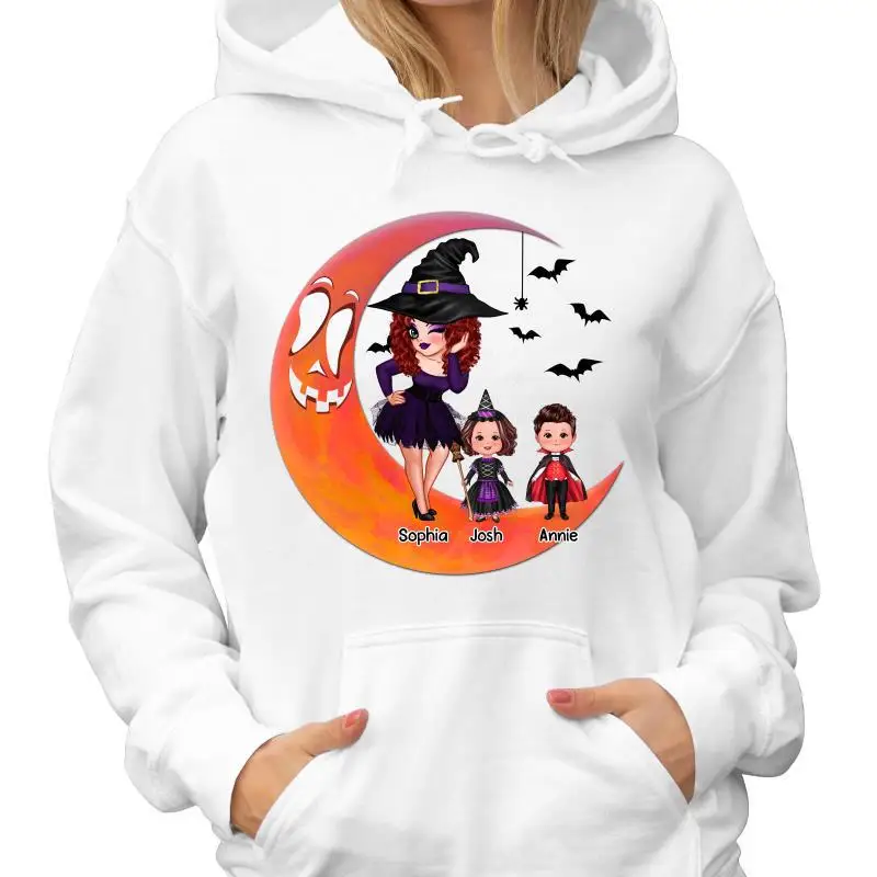 

Halloween Moon Pretty Grandma Personalized Shirt