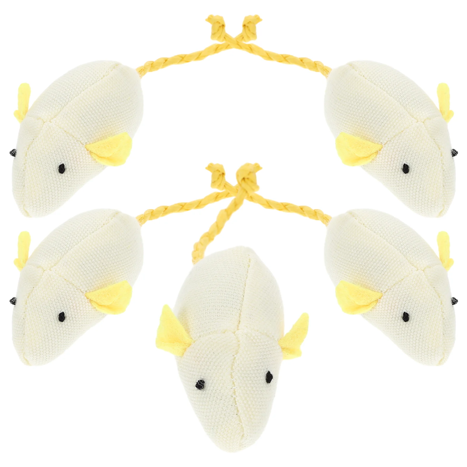 

5 Pcs Household Kitten Toy Compact Cat Plaything Scratching The Portable Mouse Small