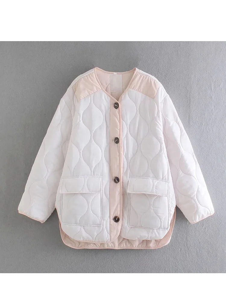 

2022 Women's Winter Jacket Oversized Quilted Coats Women Spring Jacket Warm Loose Chic Coat Loose Fashion Padded Streetwears