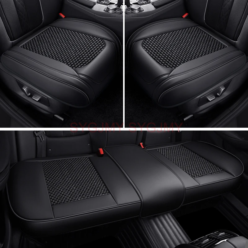 Универсальный Стильный чехол на сиденье автомобиля из ледяного шелка 3D подушка