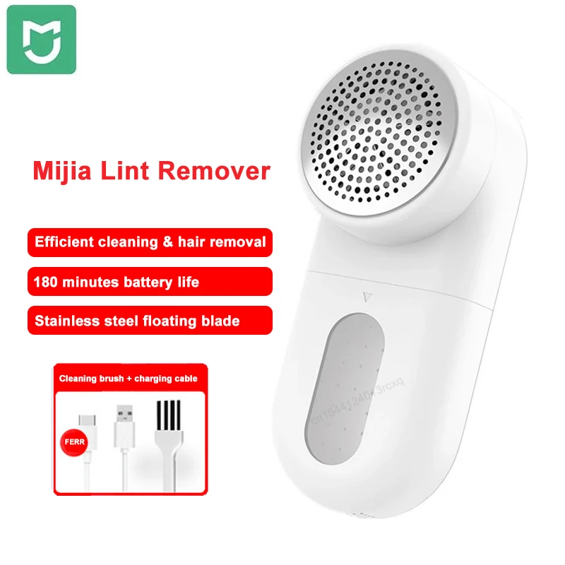 

Xiaomi Mijia Portable Mini Clothing Hair Ball Trimmer Lint Remover Electric Mesh Fuzz Trimmer Micro USB Rechargeable For Clothes