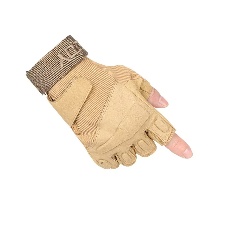 

Tactics Trainning Climbing Camping Hiking Mittens Men Women Army Half Fingers Sports Mountaineering Tactical Gloves