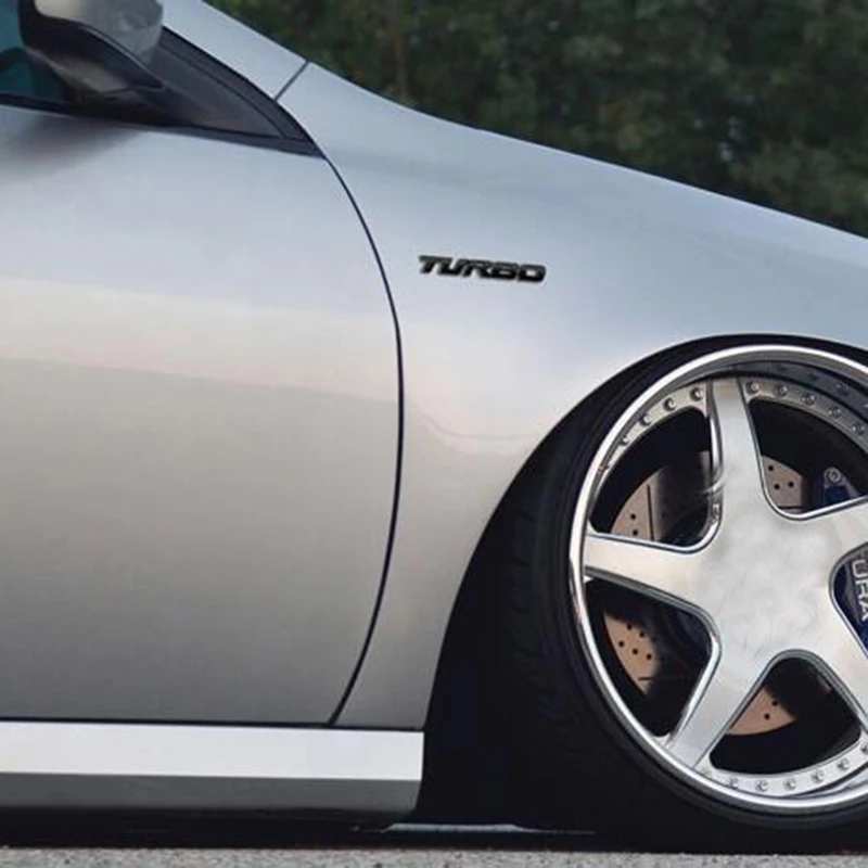 Металлическая наклейка TURBO Стайлинг автомобиля эмблема кузова 3D для LADA Vesta Granta 1300