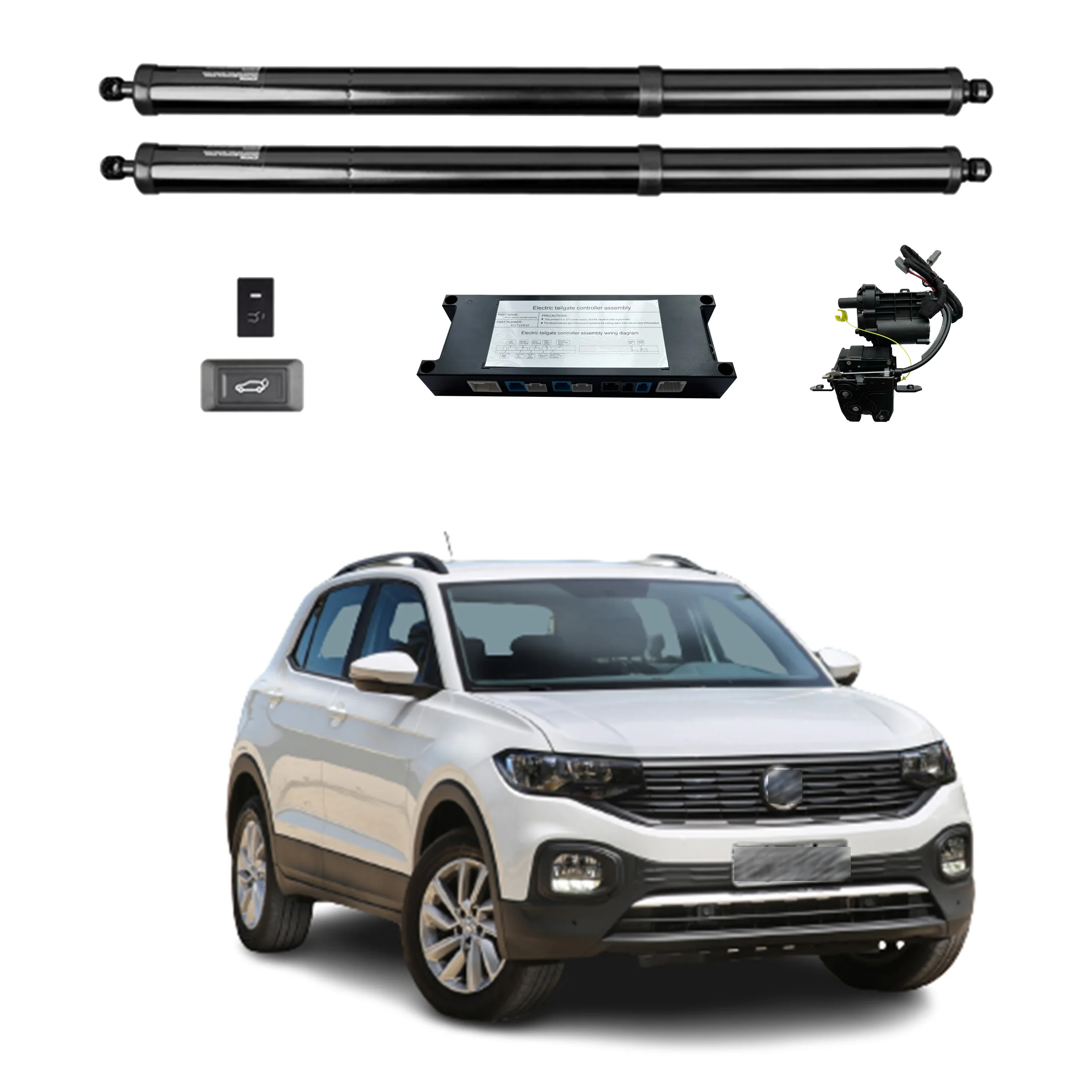 

For Volkswagen T-CROSS 2019+ Electric Tailgate Rear Door Power Liftgate Auto Trunk Open And Close With Remote Control Function