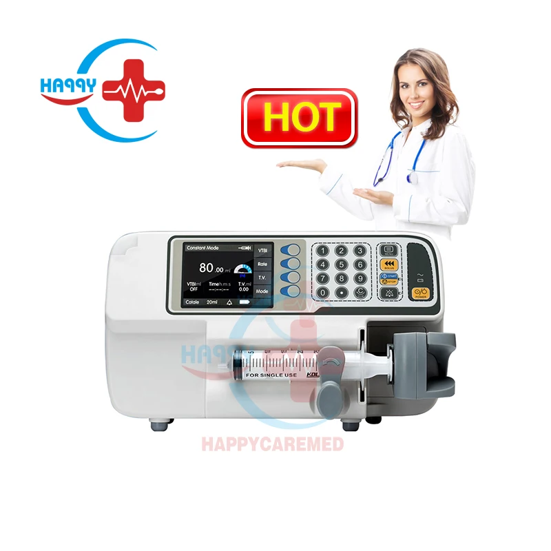 

HC-G045E Medical device professional Portable Automatic syringe pump/electric syringe pump/syringe pump equipment