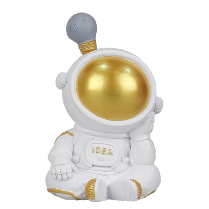 

Nordic Astronaut Figurine Resin Sculpture Home Decoration Miniatures Desktop Ornaments Cosmonaut Figure Kids Gift