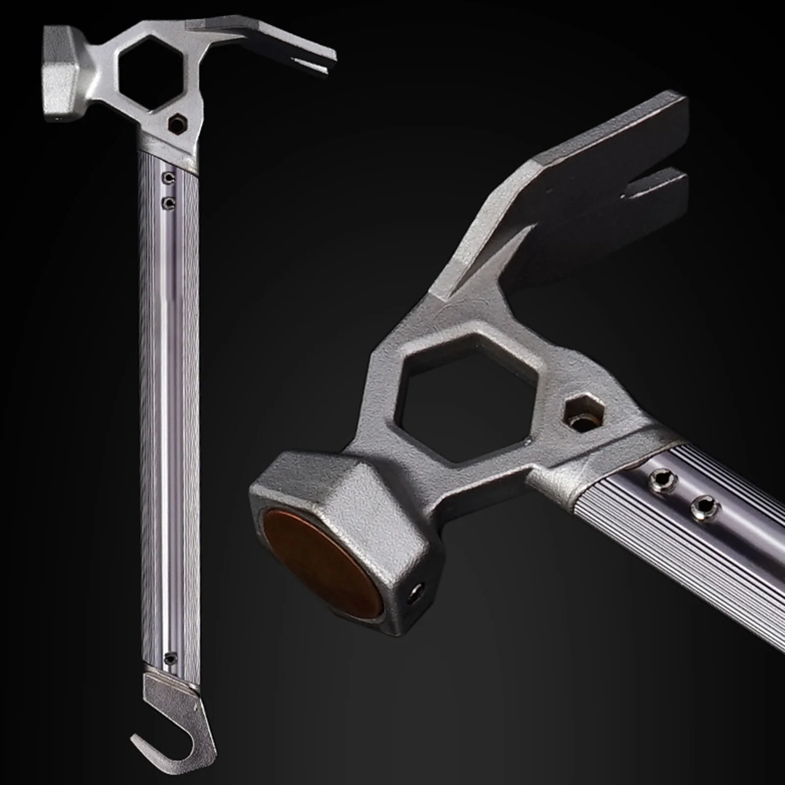 

Уличная палатка-молоток из нержавеющей стали 201 с алюминиевой ручкой, навес для Nature Hik E, палатка, аксессуары для кемпинга