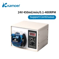 kamoer dip intelligent 24v lab peristaltic pump with stepper motor long life external power for liquid transfer laboratory
