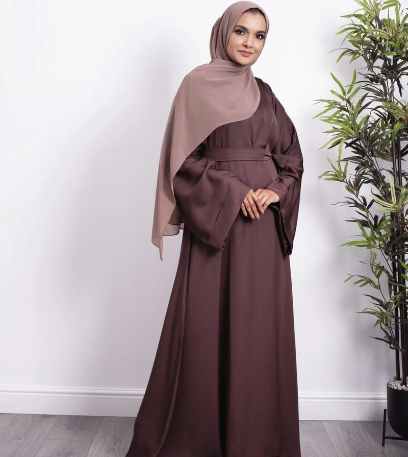 New Elegant Muslim Dress Abaya Dubai for Women Caftan Marocain Kaftan Islam Eid Mubarak Ramadan Robe Dress Abaya Turkey Clothing