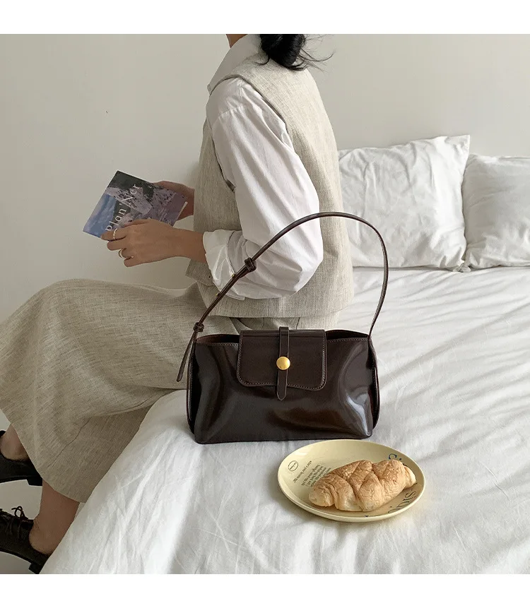 Модные сумки с клапаном для подмышек женщин рабочие дизайнерские винтажная