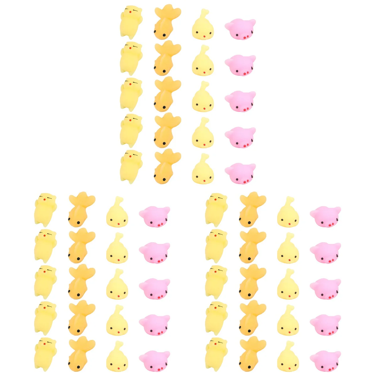 

90 pcs Lovely Stress Relief Toys Decompression Animal Goodie Bag Fillers (Random Style)