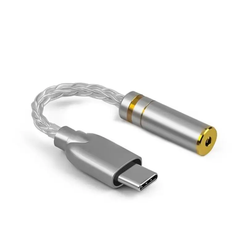 Фото 31BA USB C до 3,5 мм/2,5 мм/4,4 мм Звуковой адаптер Тип C Кабель-адаптер для наушников Звуковой адаптер с адаптером чипа ALC5686 №3