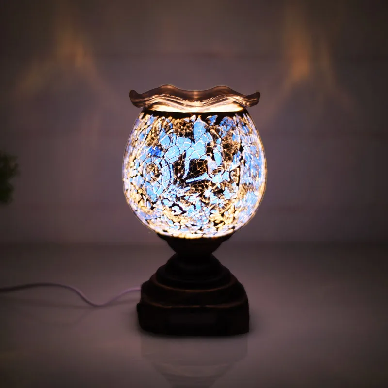 

Aroma Incense Burner Lamp Humidifier Fragrance Diffuser Essential Oil Burner Electric Incense Holder Porte Encens Home Decor