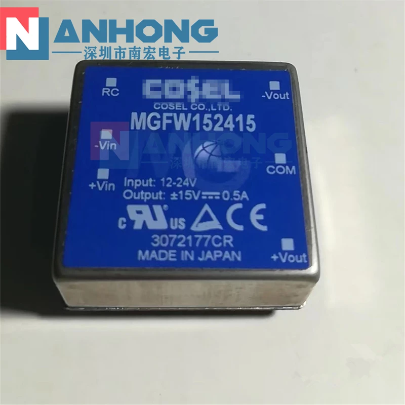 

Модуль питания MGFW152415, оригинальный новый Вход: 12-24 В, выход: +-15 в --- 0,5 А, постоянный ток/постоянный ток