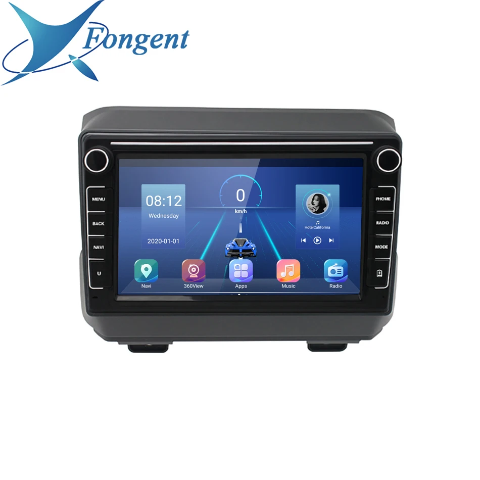 

Автомагнитола Carplay для Jeep Wrangler 4 JL 2018-2019, центральный мультимедийный плеер Android, интеллектуальная система навигации, Bluetooth