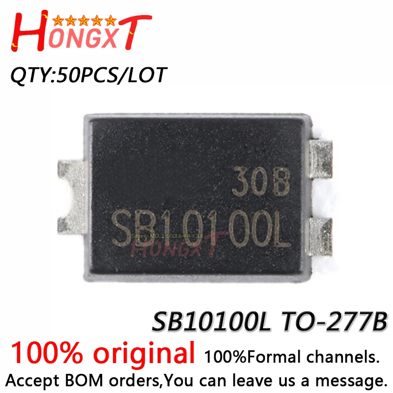 

50PCS MDD SB10100L TO-277B 100V/10A.
