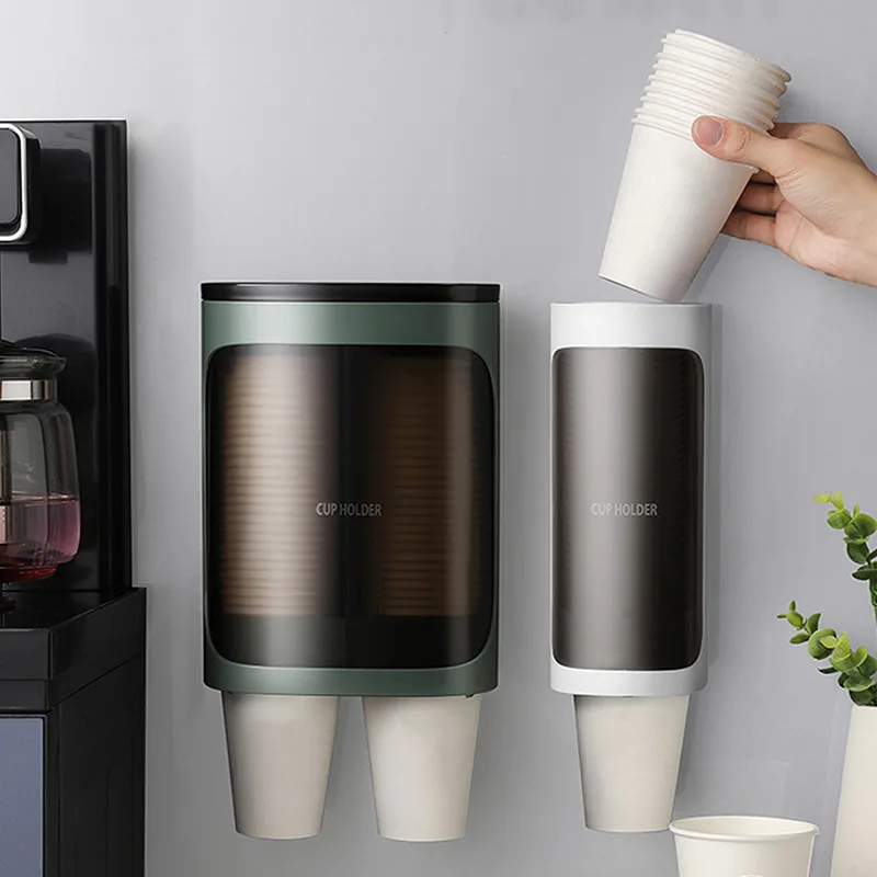 

The paper cup holder of water dispenser disposable paper cup distributor and plastic cup holder are used for wall mounted autom