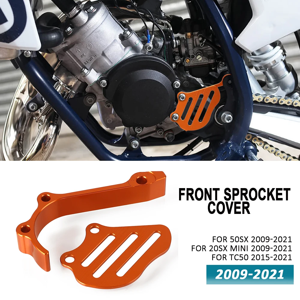 

Motorcycle Accessories Front Sprocket Cover Case Saver Guard Protector For 50SX 20SX Mini 2009-2021 For Husqvarna TC50 2015-2021