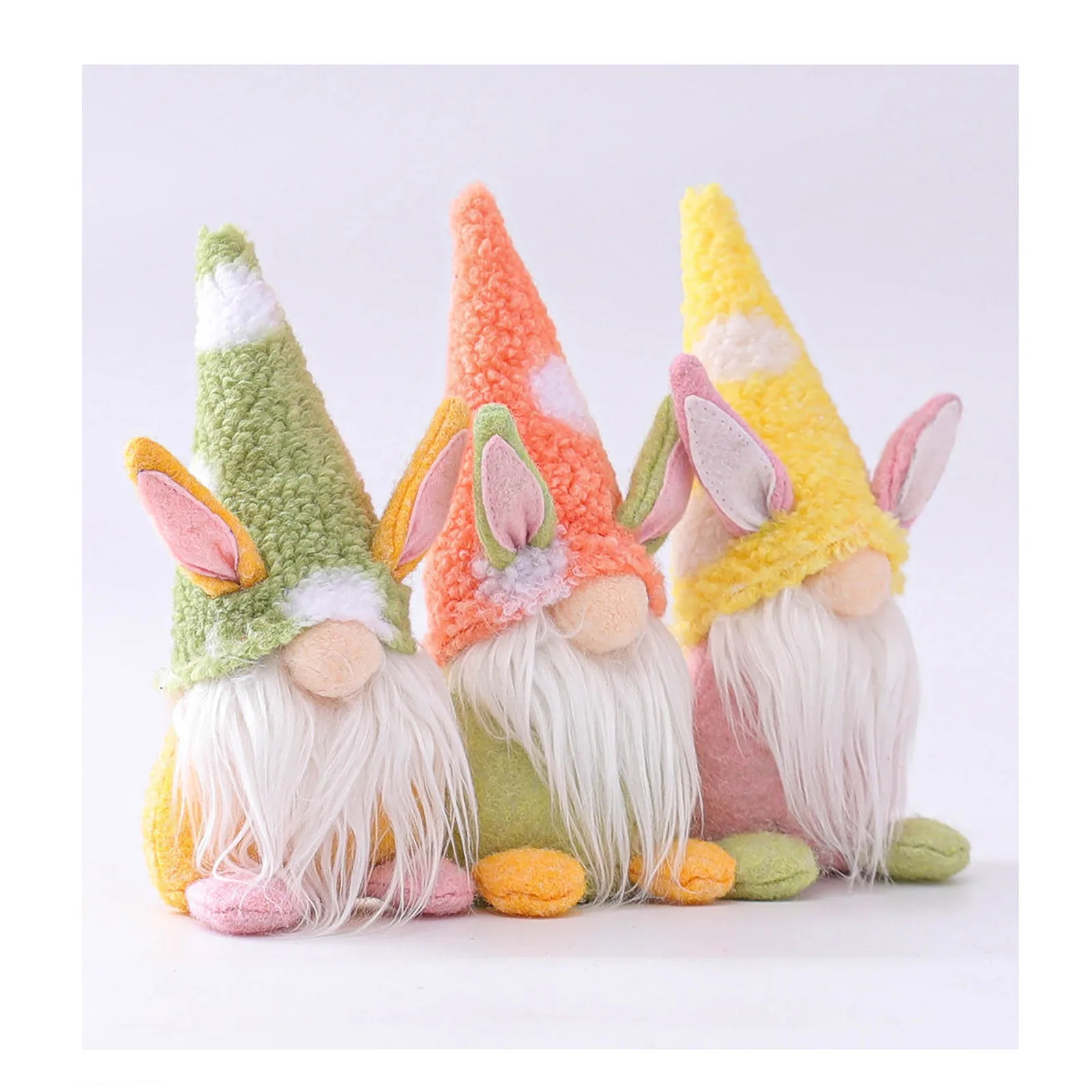 

Fast Delivery Easter Gnome Collectible Doll Swedish Gnome Plush Handmake Tomte Rabbit Home Holiday Decoration Spring Ornament
