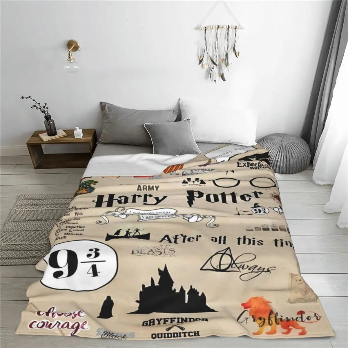 Одеяло Harrys Potters теплое забавное плюшевое постельное белье пледы для дивана стула