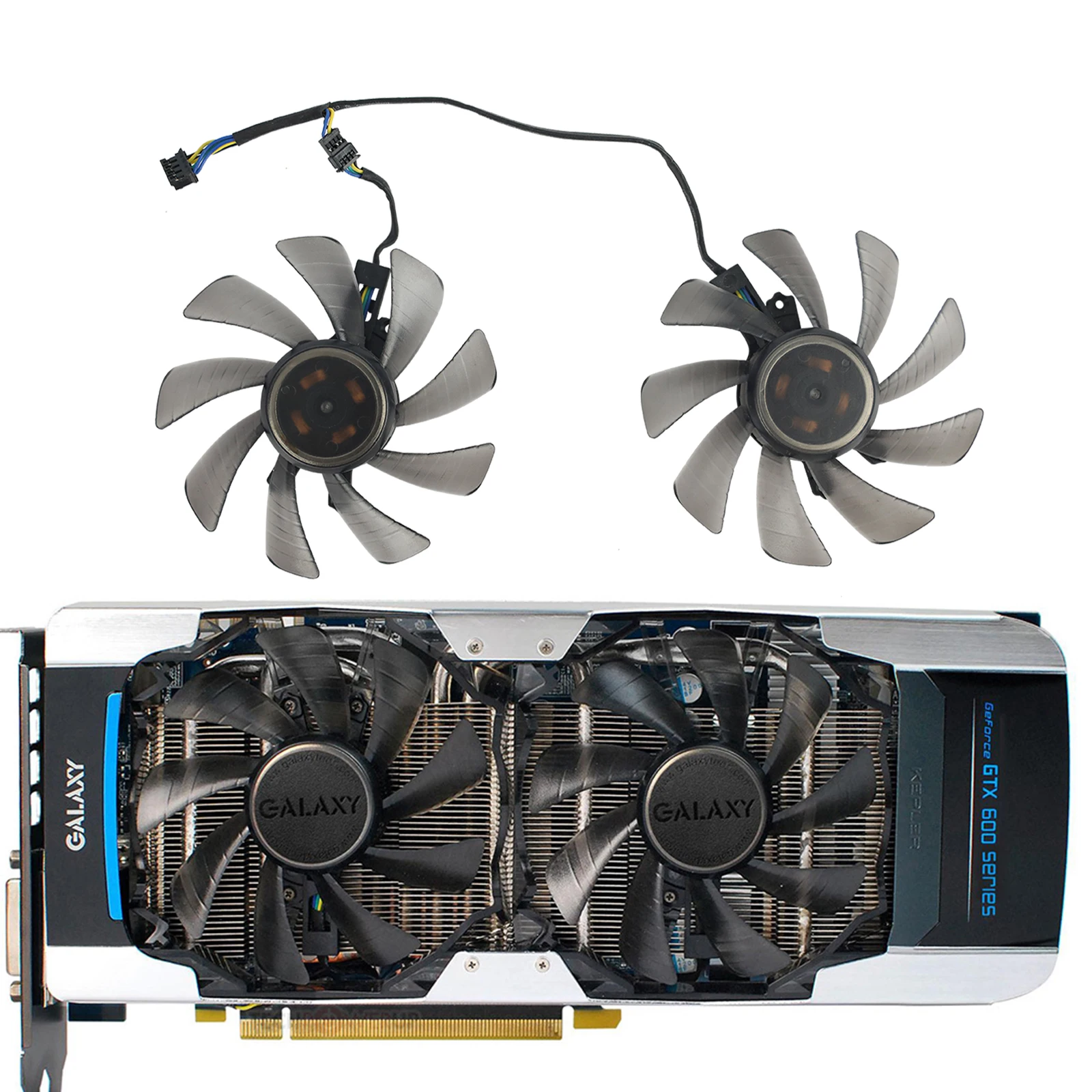 

Вентилятор для видеокарты Galax GTX 660 680 770 85 мм T129215SU GTX660 GTX680 GTX770, сменный вентилятор для видеокарты