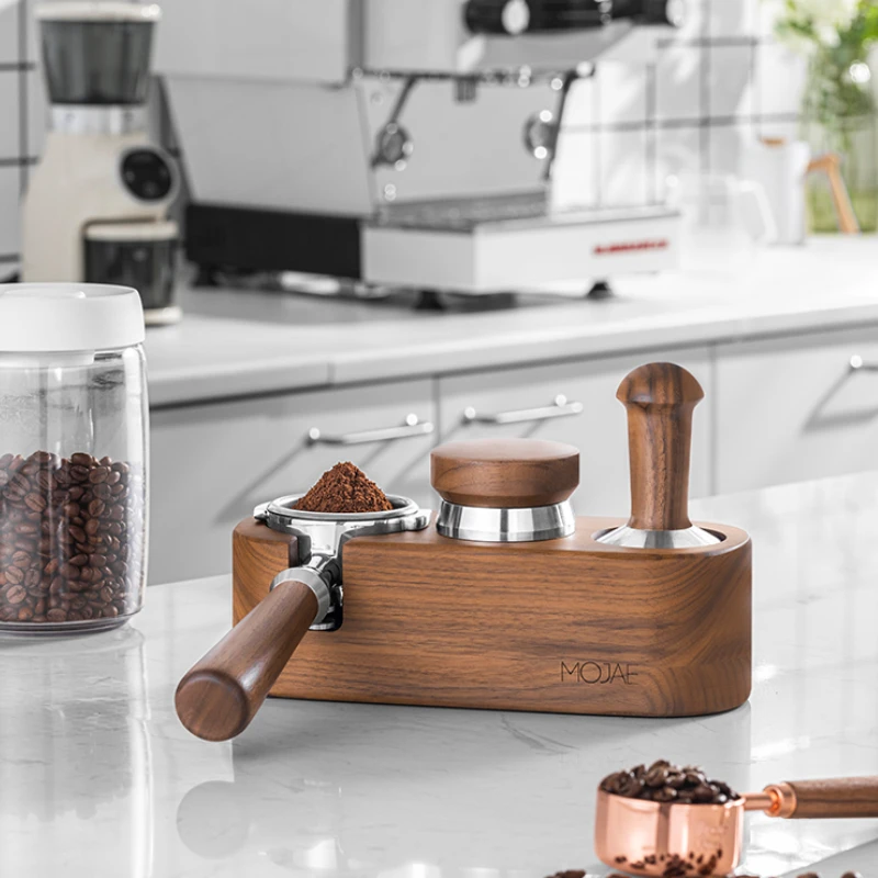 

Станция 51 мм/54 мм/58 мм с фильтром для кофеварки, держатель для кофейного коврика, инструмент для вскрытия эспрессо, бариста, Подарочная стойк...