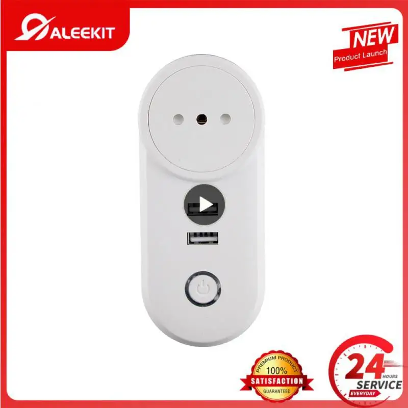 

2/3PCS Aubess ZigBee 3.0 Smart Socket EU/FR/BR 10A Smart Plug with 2 USB Interface Voice Control Work with SmartThings Wink Echo