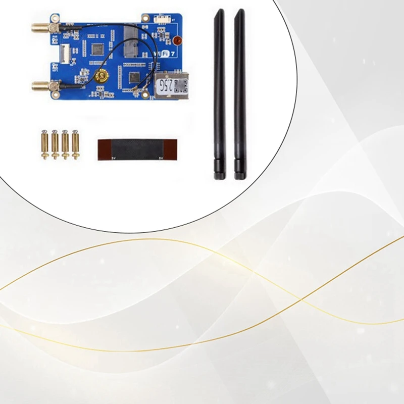 Плата расширения MPW2.5G для Raspberry Pi 5 PCIE к Wi-Fi7 2 5G ETH HAT RTL8125 Интерфейс M.2 Ekey RPI