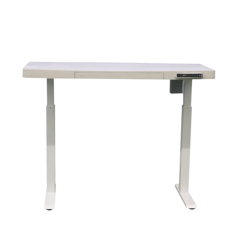

Quality guaranteed memory control height adjustable desk study table with water cup heat preservation function