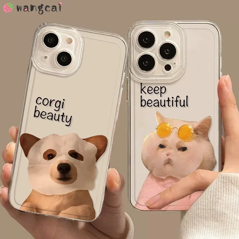 Для Honor 100 X50 X50i X40 90 80 Pro GT SE Magic 5 Mate 60 50 40 30 20 телефонная искусственная смешная маска