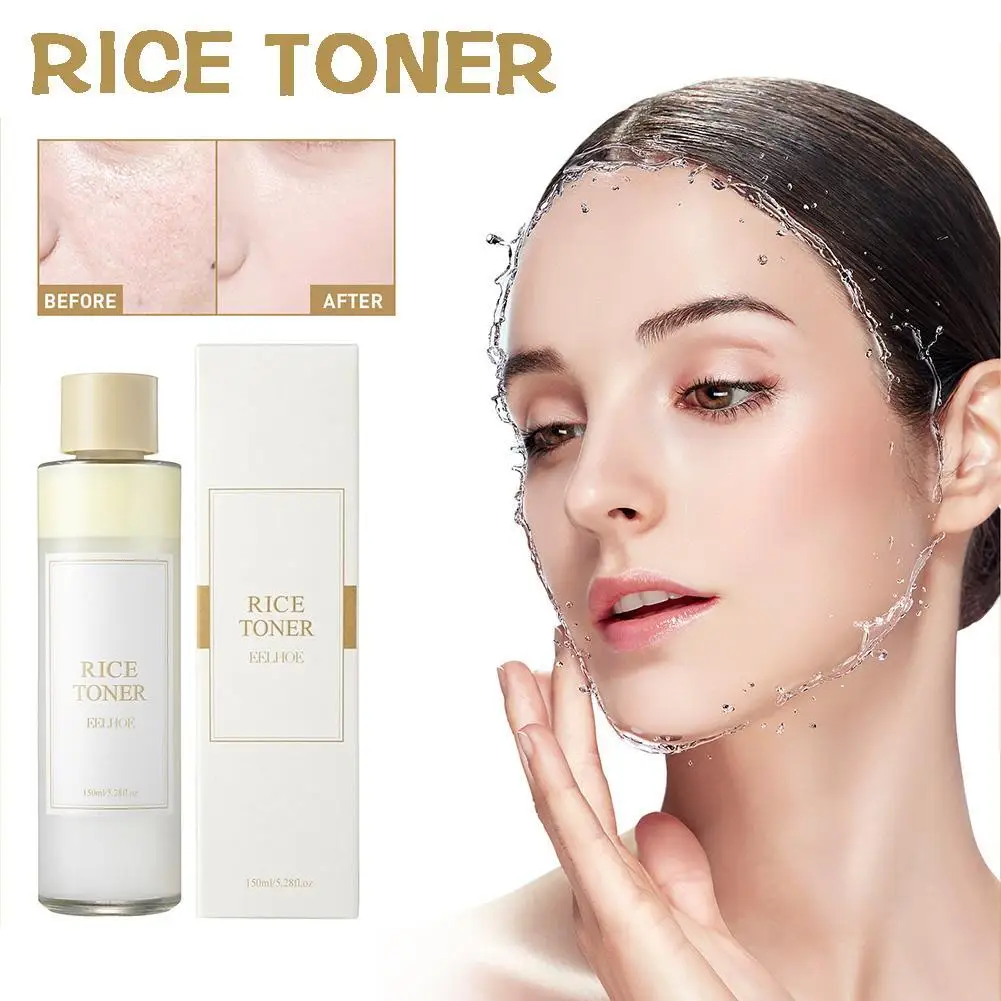 

New Rice Face Toner Anti-aging Refreshing Moisturizing Nourishing Firming Lifting Shrink Pores Facial Skin Care Products 150ml