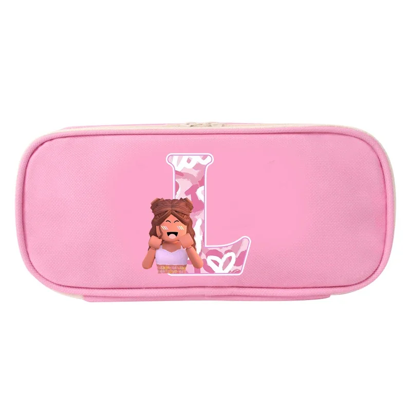 Пенал Roblox с буквой A B C школьные принадлежности канцелярские детская