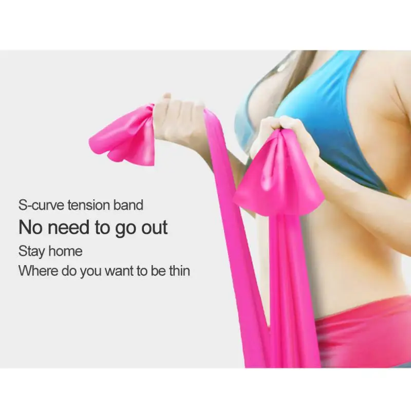 Эспандер для фитнеса оборудование тренировок йога тренажерный зал эластичная