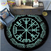 the vikings pattern area rug round floor mat living room carpet bathroom kitchen rug doormat