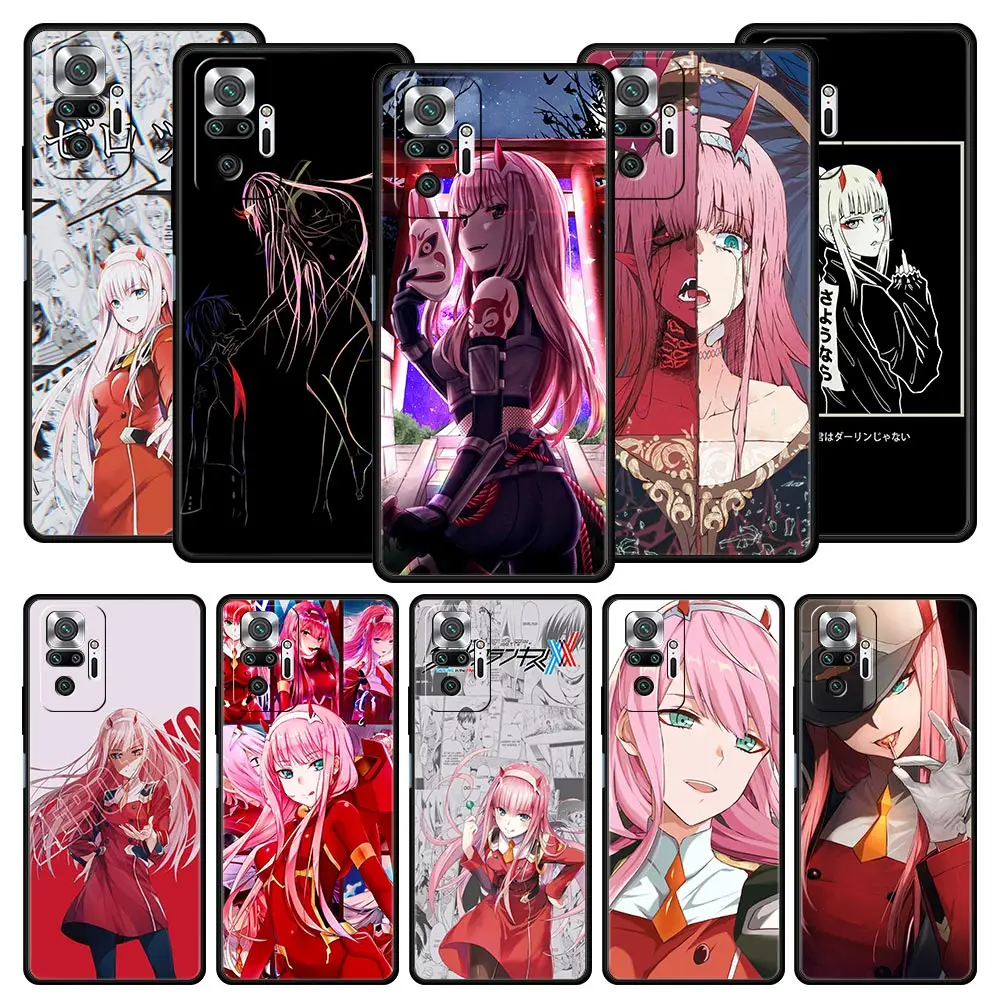 

Zero Two Darling In The Franxx Anime Phone Case For Xiaomi Redmi Note 11 10 9 Pro 5G 10C 9s 7 8 8T 12 9A 9C 9T K40 Gaming Cover