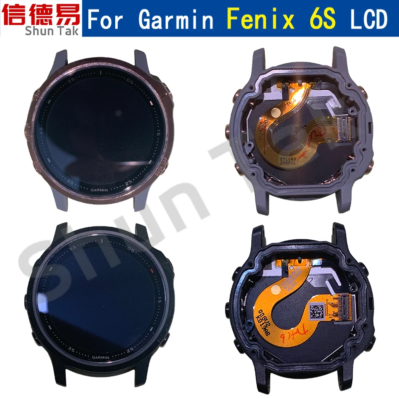 For Garmin Fenix 6S LCD Screen Smart LCD Display Touch Digitizer Assembly Fenix6S Repair replacement parts