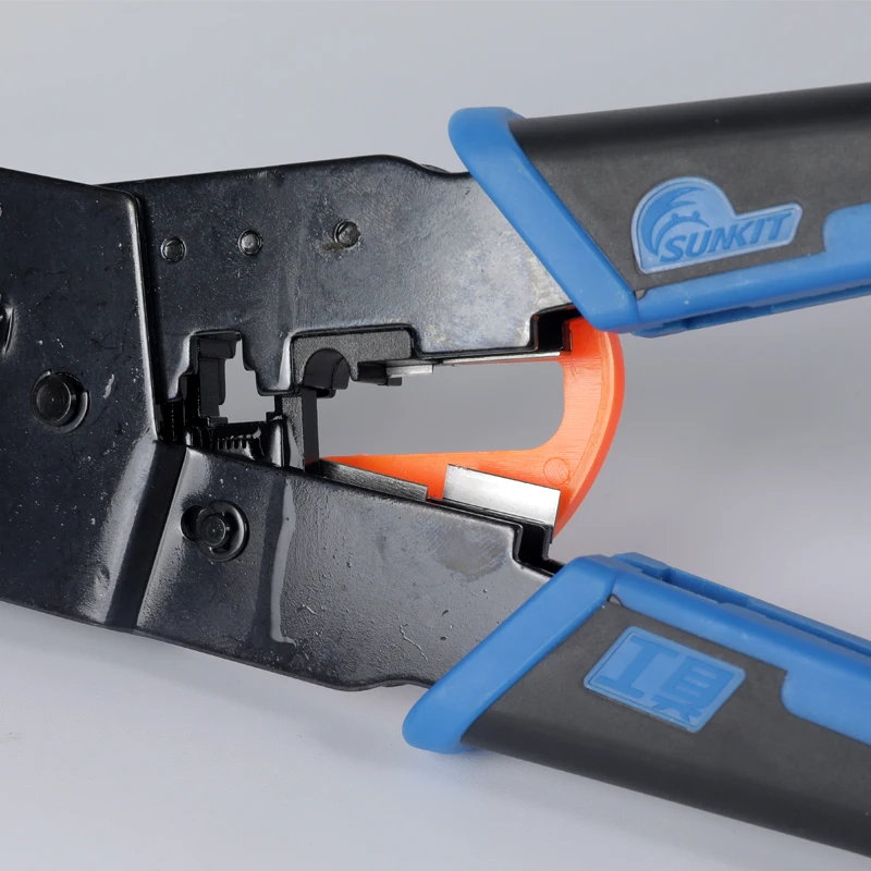 Original Sunkit SK-868E dual-use crystal head cable clamp network clamp phone RJ45 crimping pliers