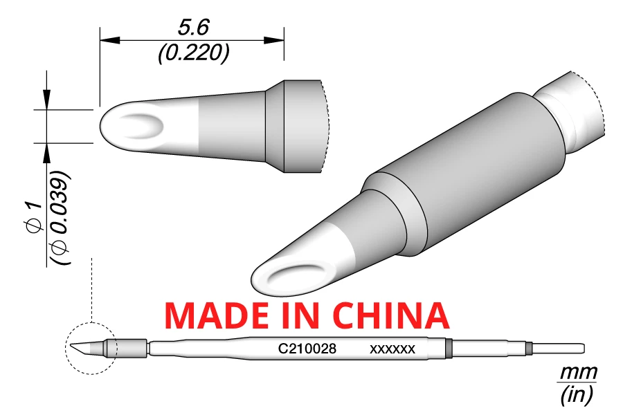Сварочные наконечники YUANPIN C210