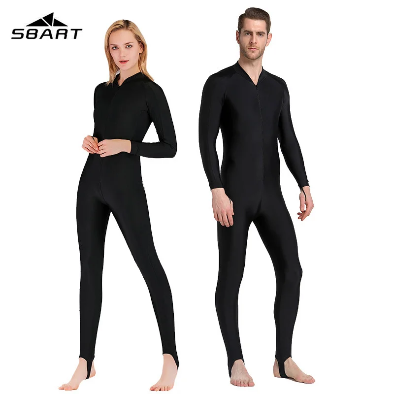 

Sbart Upf 50+ Lycra Diving Wetsuit Anti Uv One Piece Rash Guard Long Sleeve Swimwear Surf Suit Men Women Sun Protect