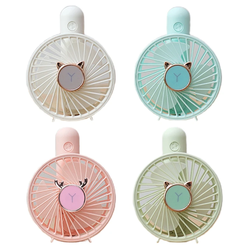

Cute Outdoor Personal Cooling Fan USB Small Fan Air Cooler Handheld Fan