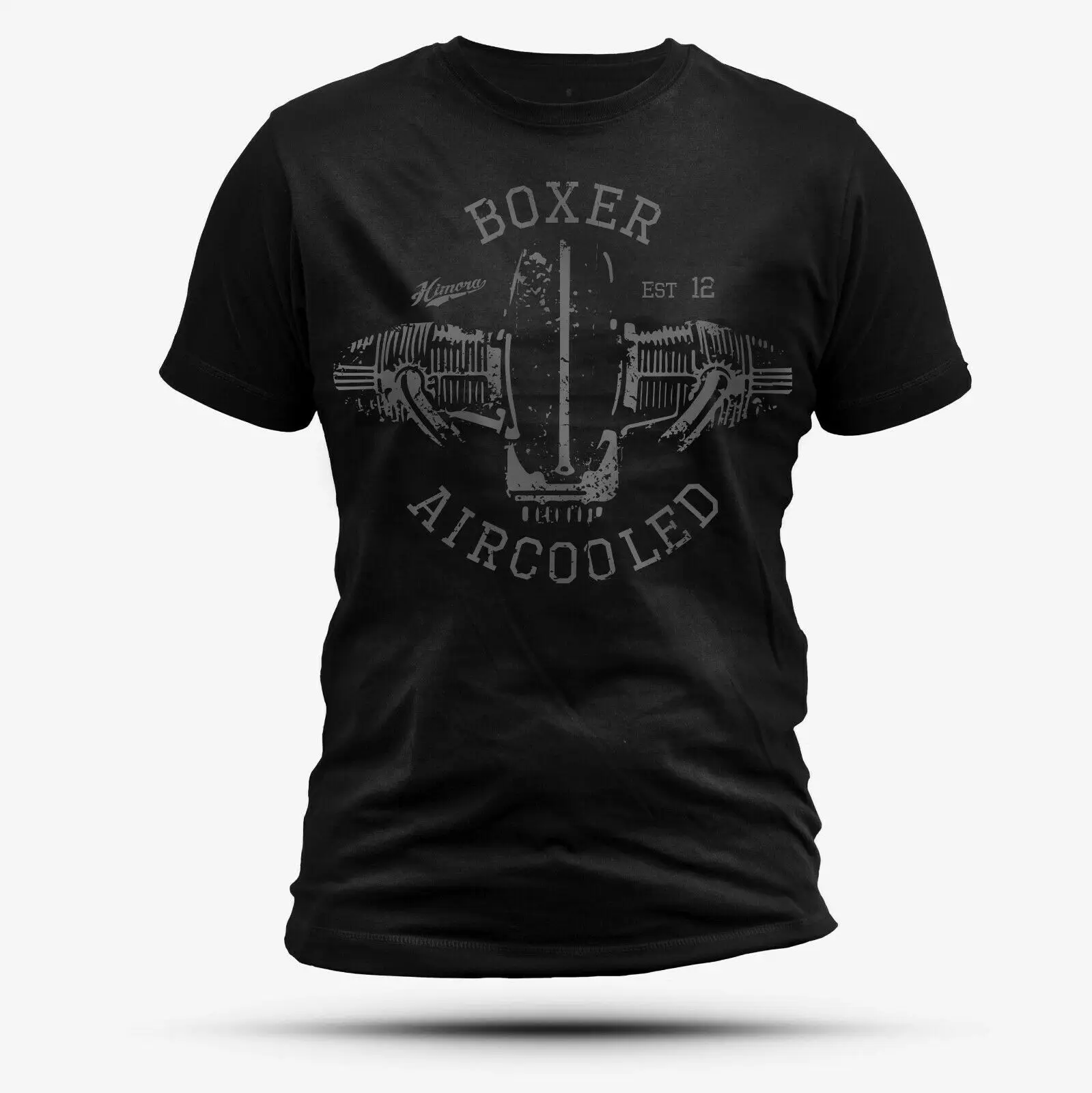 

BOXER T-SHIRT AIRCOOLED SCHWARZ R100 R85 Cafe Racer Hochwertiger Druck