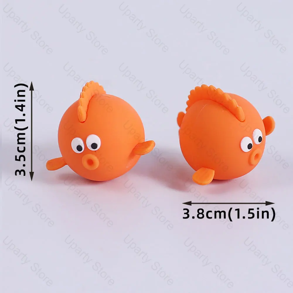 22 шт. морские животные топперы для торта розовые синие шарики Милая Рыба черепаха