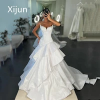 xijun dignified a line party gowns serene holy prom dresses ruffled sweetheart backless formal women evening gown robe de soiree