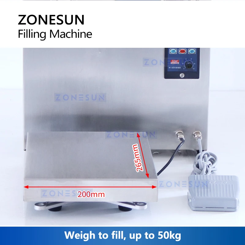 ZONESUN машина для взвешивания жидкостей полуавтоматический зубчатый насос с