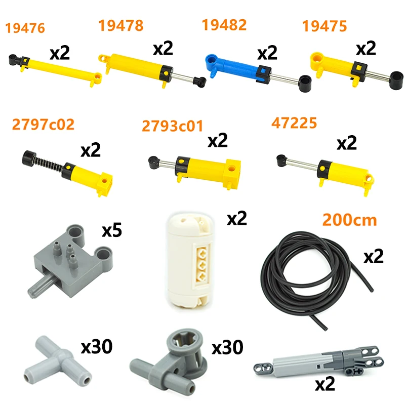 

Технические детали для самостоятельной сборки, пневматический комплект с воздушным насосом, нажимной стержень, переключатель, поршень, Воз...